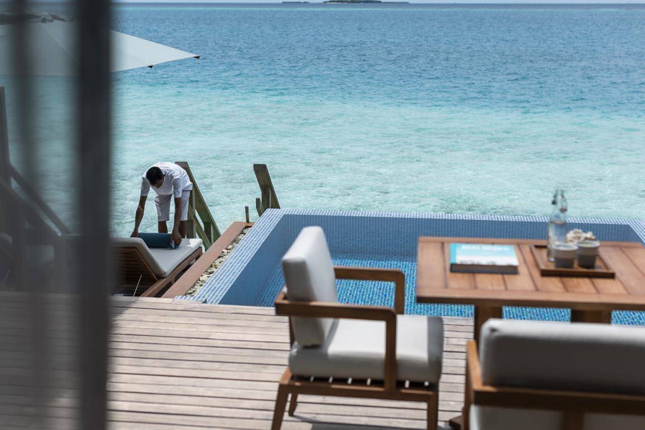 Lagoon Bungalow with Pool, Pool, Huvafen Fushi Maldives